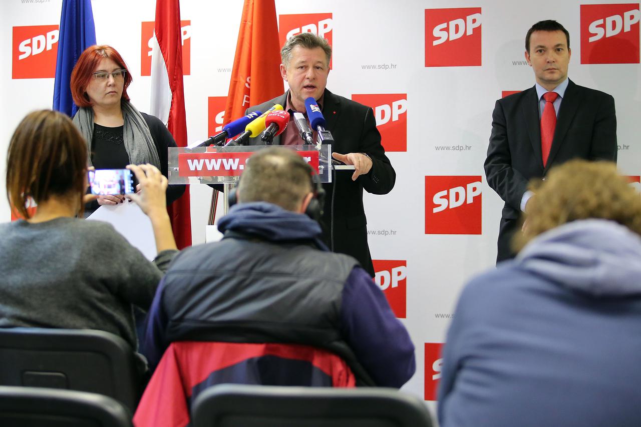 Konferencija za medije nakon sastanka Predsjedništva SDP-a