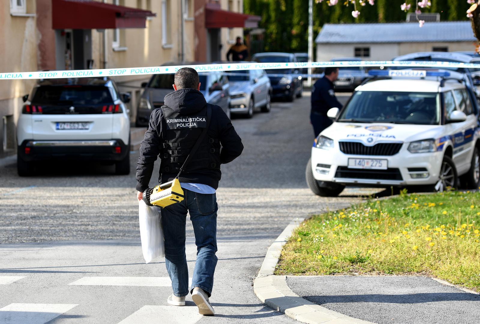 17.04.2022., Ivanec- U stanu pronadjeno tijelo muske i zenske osobe. Radi se o policijskim sluzbenicima. Ocevid je u tijeku. Photo: Vjeran Zganec Rogulja/PIXSELL