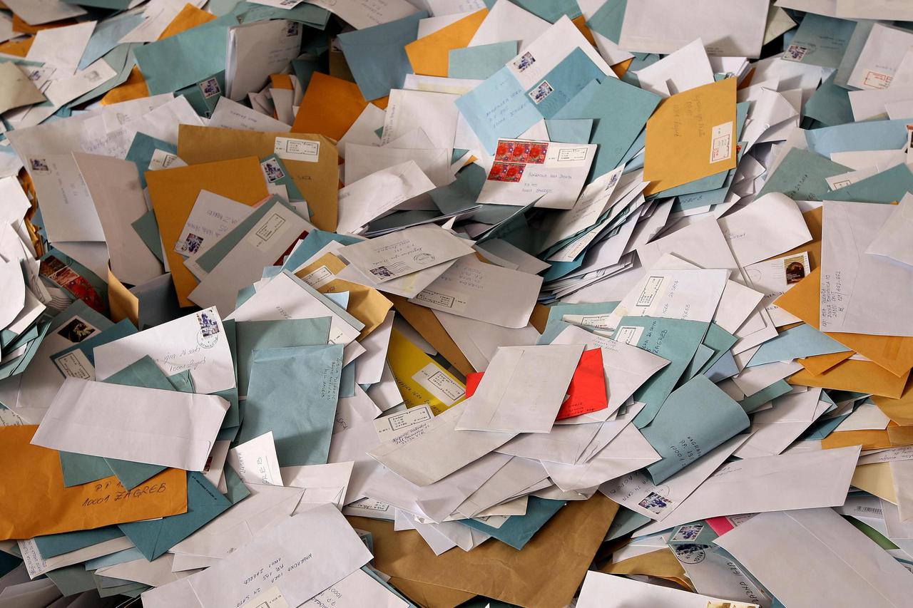 Zagreb: Pisma i kuverte za nagradnu igru, ilustracija