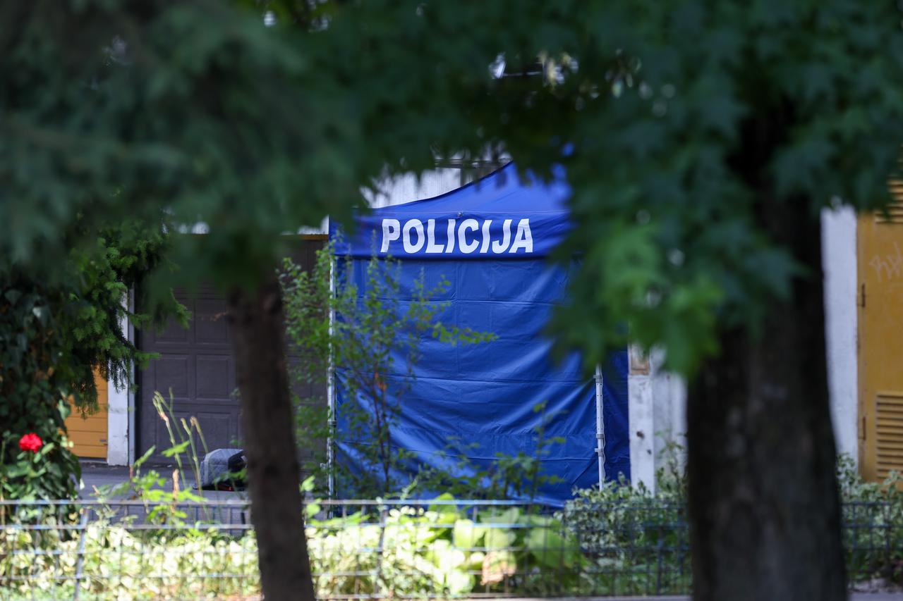 Zagreb: Policijski očevid u Odakovoj ulici