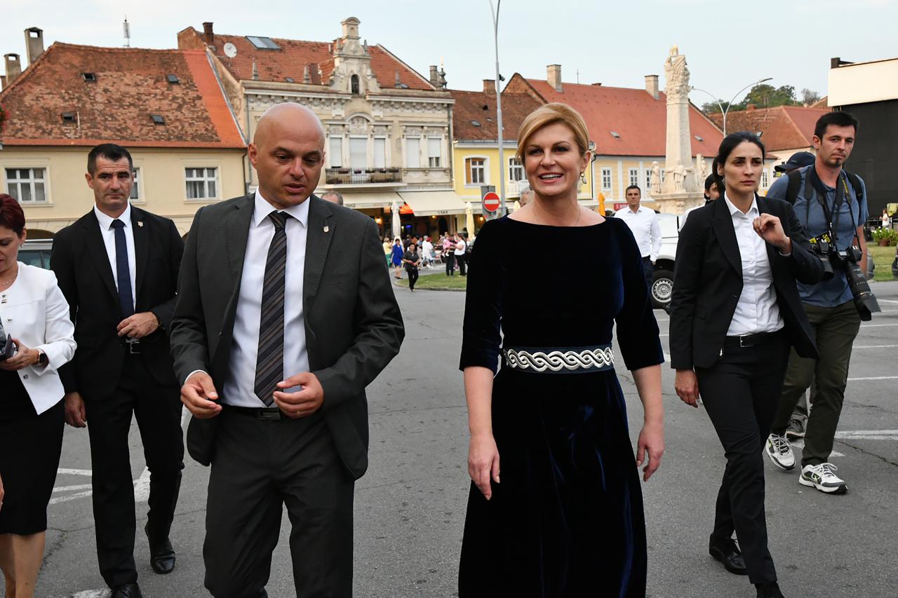 Predsjednica Grabar-Kitarović na završnoj večeri Aurea Festa u Požegi