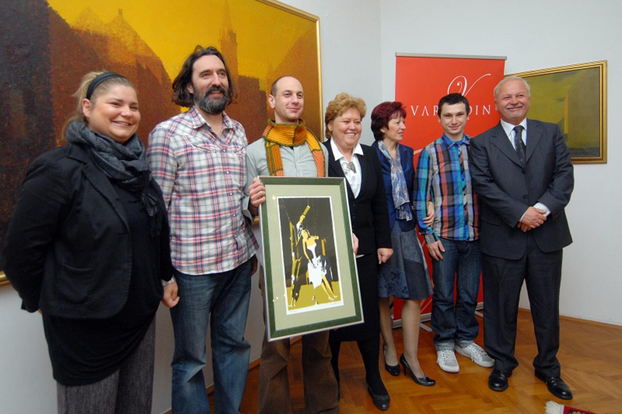 '30.11.2010. Gradska vijecnica, Varazdin, Gradonacelnik Ivan Cehok primio je nagradjene glumce koji su primili visoka prriznanja, Nagrade hrvatskog glumista za 2010 godinu Photo: Marko Jurinec/PIXSELL