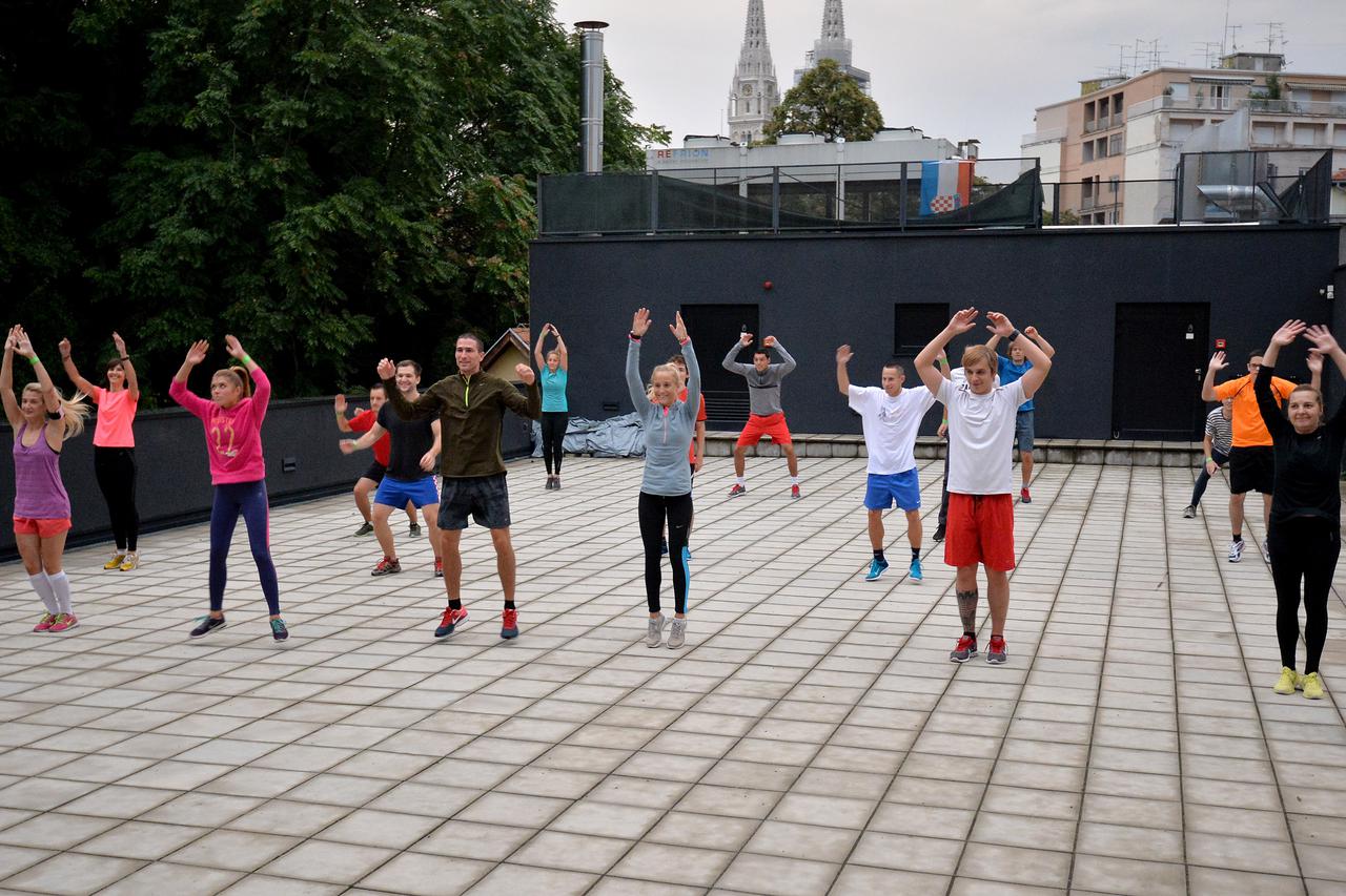 03.09.2014., Zagreb - U Ilici 10 Nike je otvorio klub za trkace entuzijaste rekrativce pod imenom Nike+ Run Club Zagreb u sklopu kojeg ce clanovi kluba svake srijede trcati gradske rute.  Photo: Marko Prpic/PIXSELL