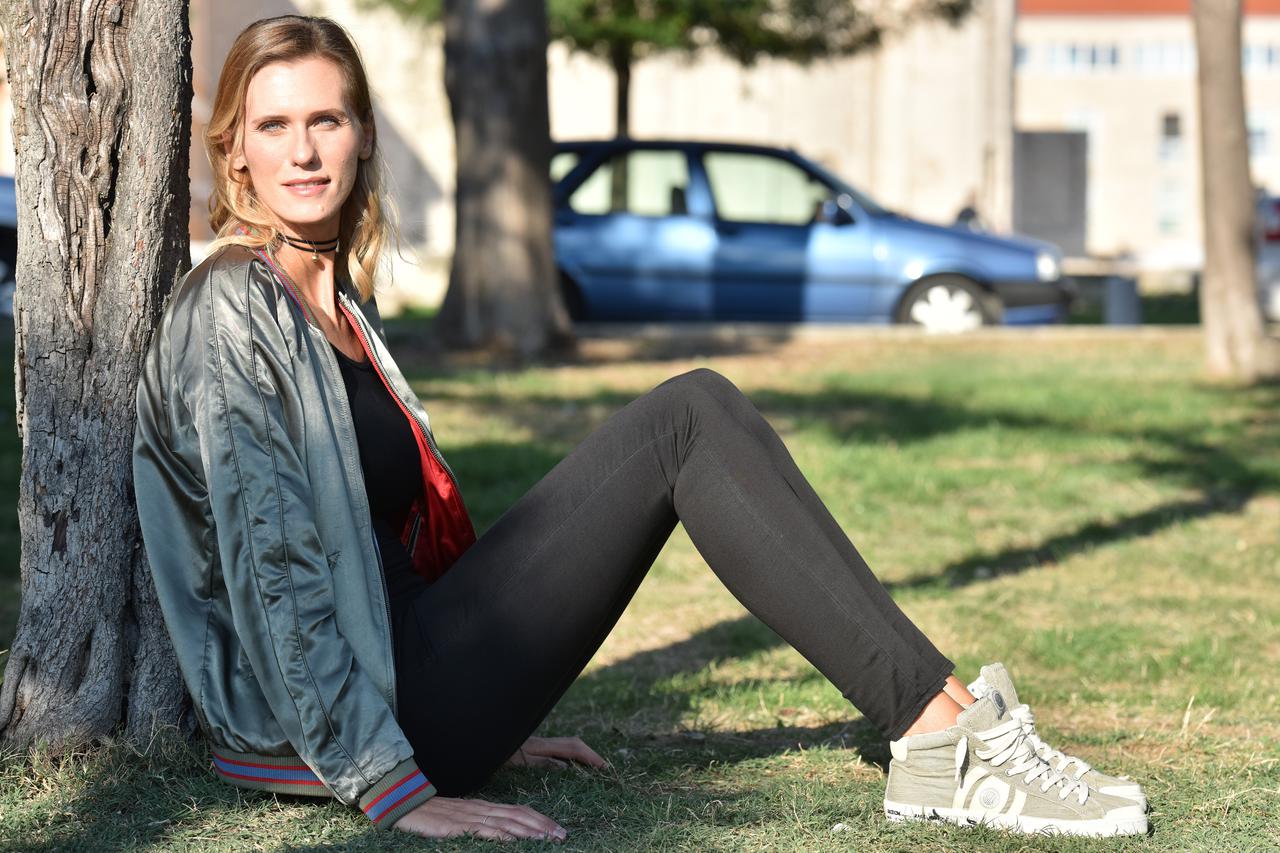 29.09.2016., Zadar -  Barbara Ruzic - Jelic, bivsa odbojkasica.  Photo: Dino Stanin/PIXSELL