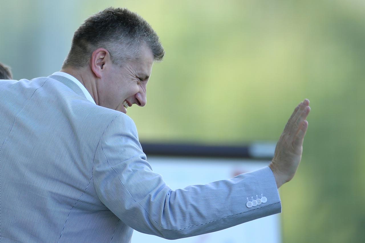 27.05.2014., Austrija, Bad Tatzmannsdorf -  Popodnevni trening hrvatske nogometne reprezentacije uoci Svjetskog prvenstva 2014 u Brazilu. Davor Suker. Photo: Igor Kralj/PIXSELL
