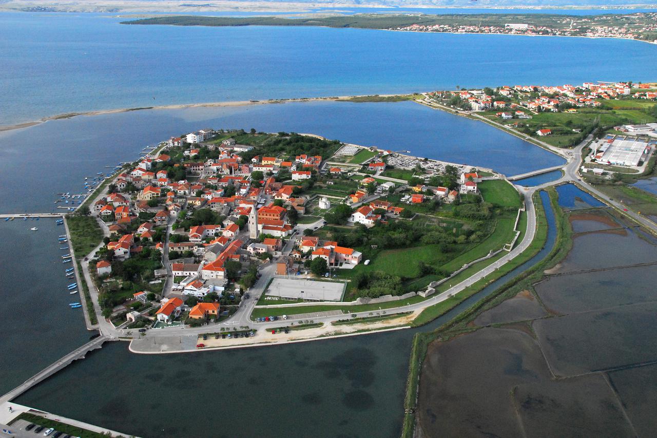 17.06.2013., Nin - Pogled na grad iz zraka.  Photo: Dino Stanin/PIXSELL