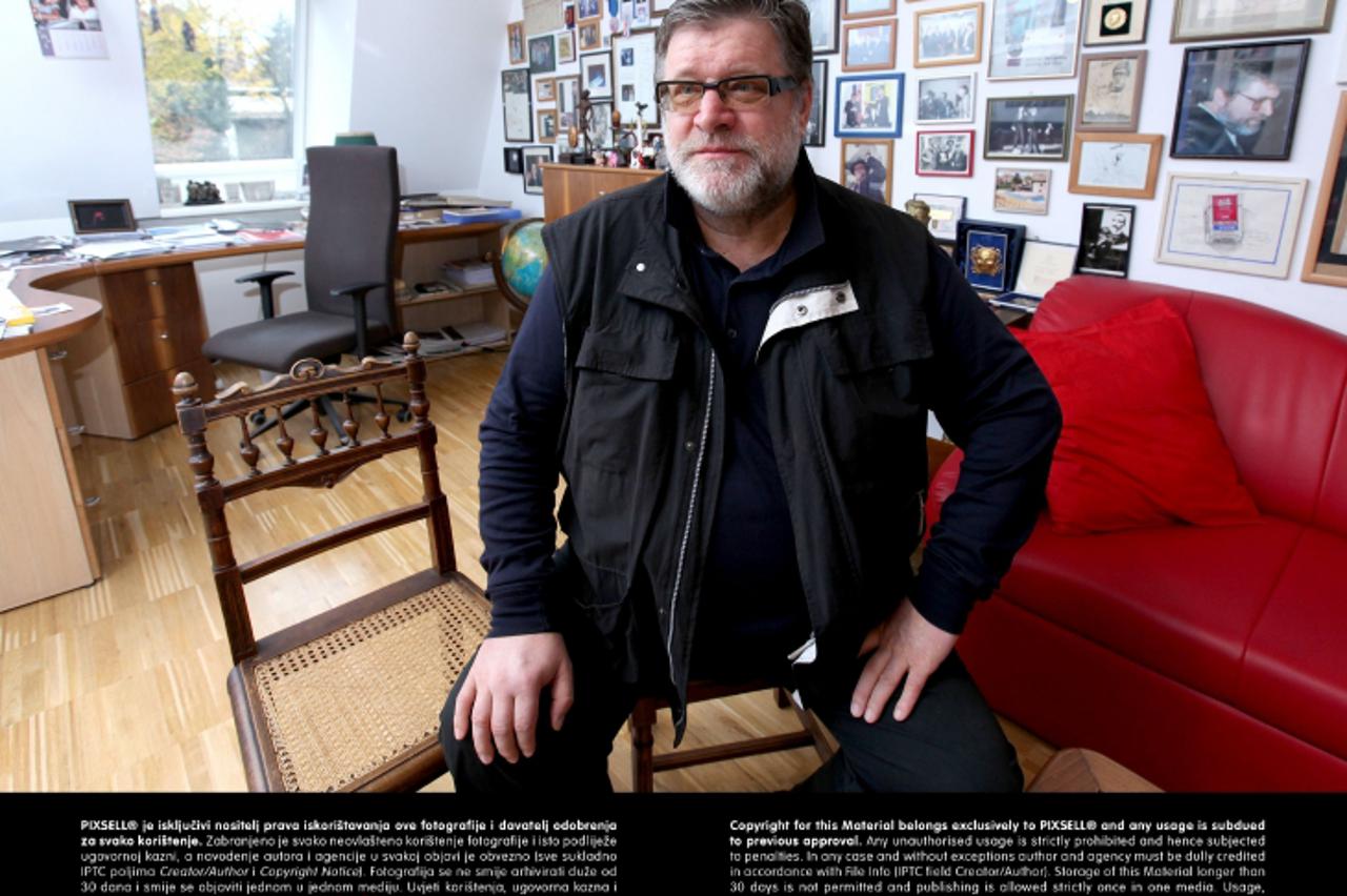 '20.11.2012., Zagreb - Zlatko Vitez, kazalisni, televizijski i filmski glumac. Photo: Patrik Macek/PIXSELL'