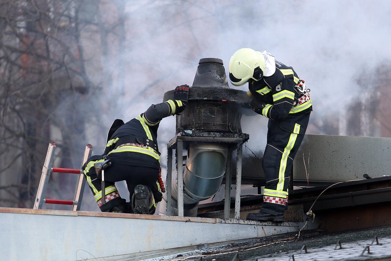 Zapalio se dimnjak pivnice Zlatni medo