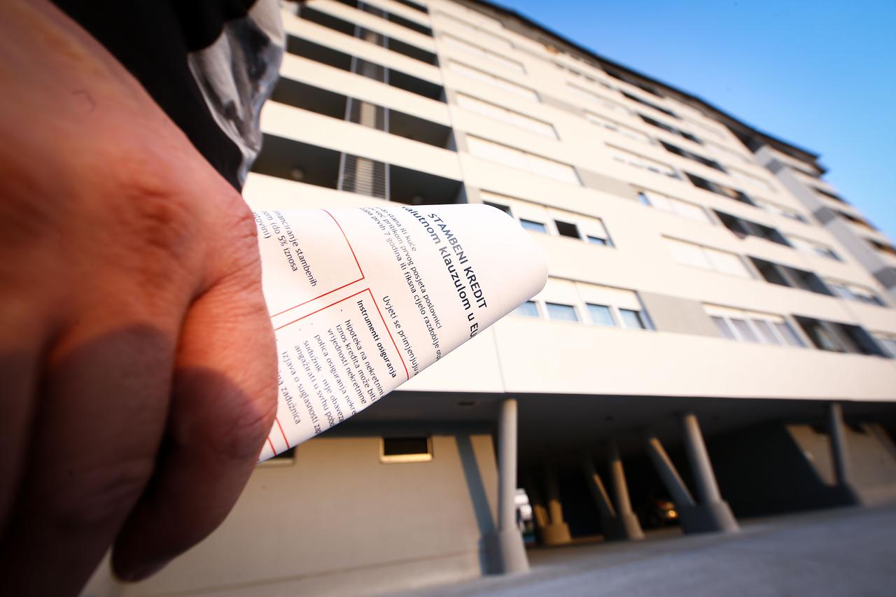 Ilustracija stambeni kredit