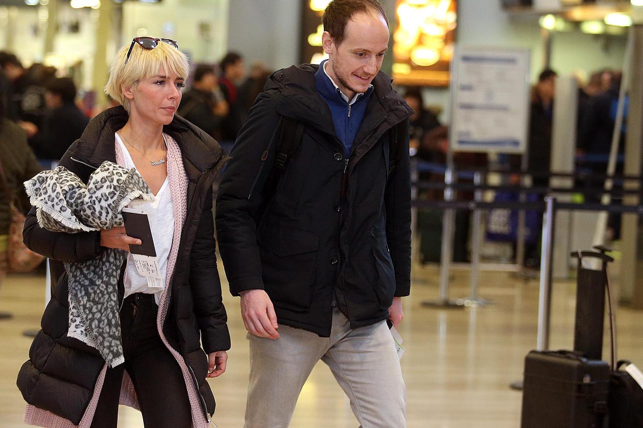 25.01.2016., Zagreb - GNK Dinamo otputovao je u La Mangu u Spanjolsku gdje ce do 6. veljace biti na pripremama za nastavak sezone. Glasnogovornica Sandra Spicic, Vedran Attias.  Photo: Goran Stanzl/PIXSELL