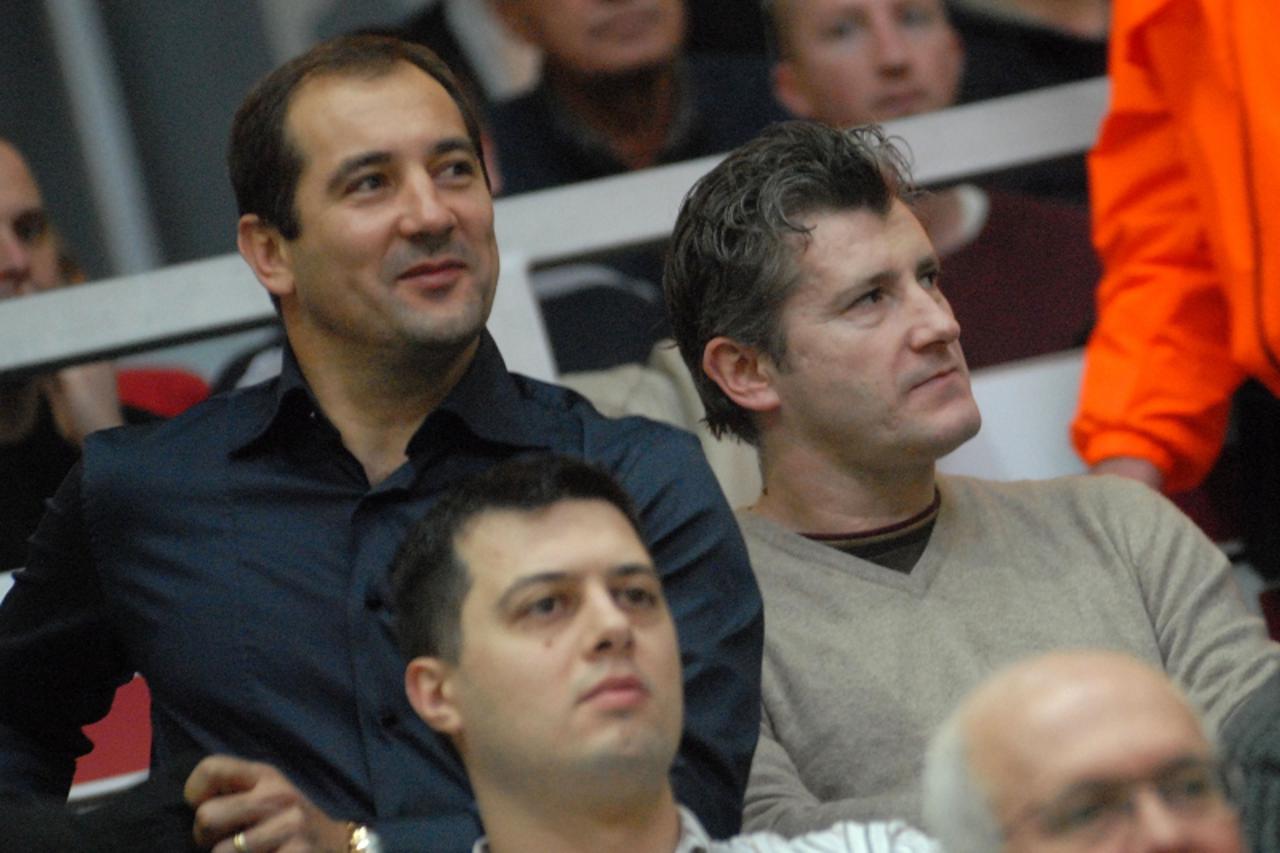 \'Za SPORT 100109 Dvoransko prvenstvo u Nogometu / Stimac i Suker Photo: Dino Stanin/Vecernji list\'