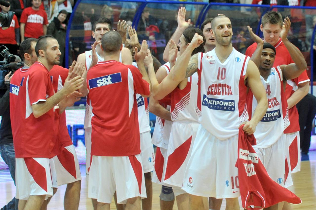 \'23.03.2011.,Cibonina dvorana, Zagreb - Cetvrtfinale Eurokupa, KK Cedevita - KK Estudiantes. Tomislav Petrovic Photo: Marko Lukunic/PIXSELL\'