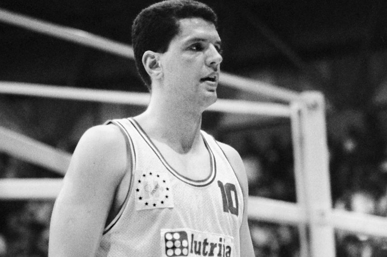 Zagreb: Revijalna košarkaška utakmica između Cibone i reprezentacije Hrvatske, 1991.