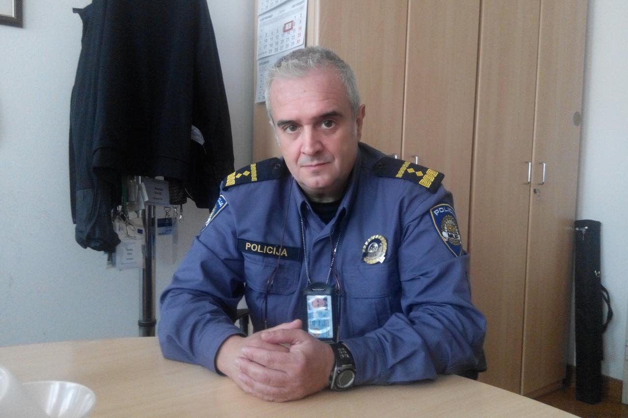 Miron Huljak iz MUP-ove Službe za sigurnost cestovnog prometa