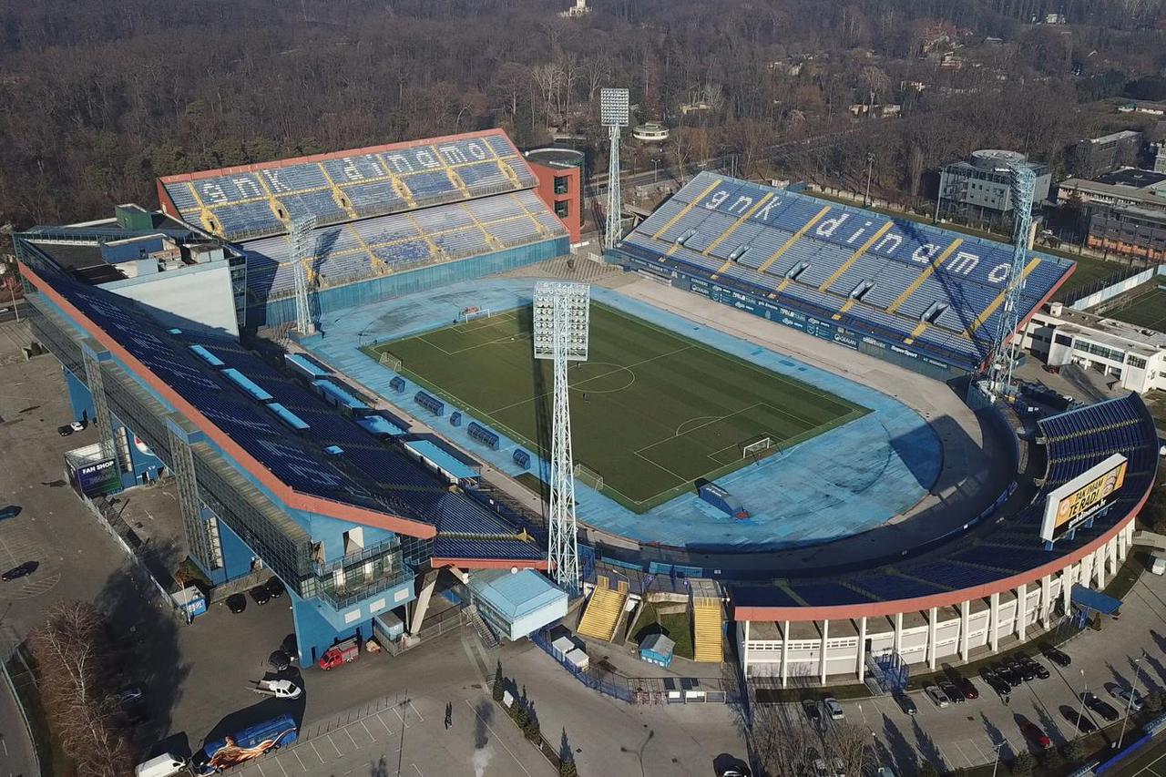 Stadion Maksimir snimljen iz zraka
