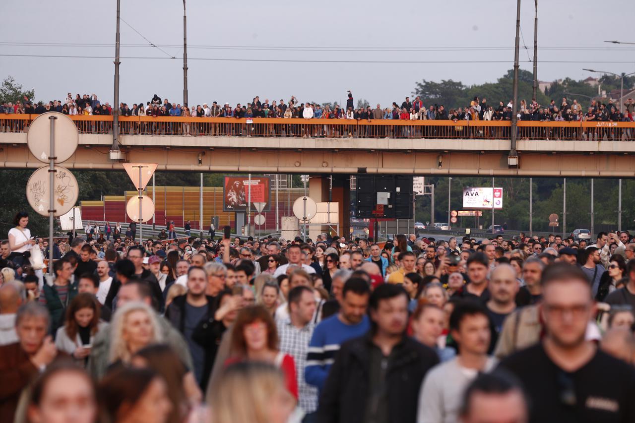 Beograd: Treći masovni prosvjed "Srbija protiv nasilja"