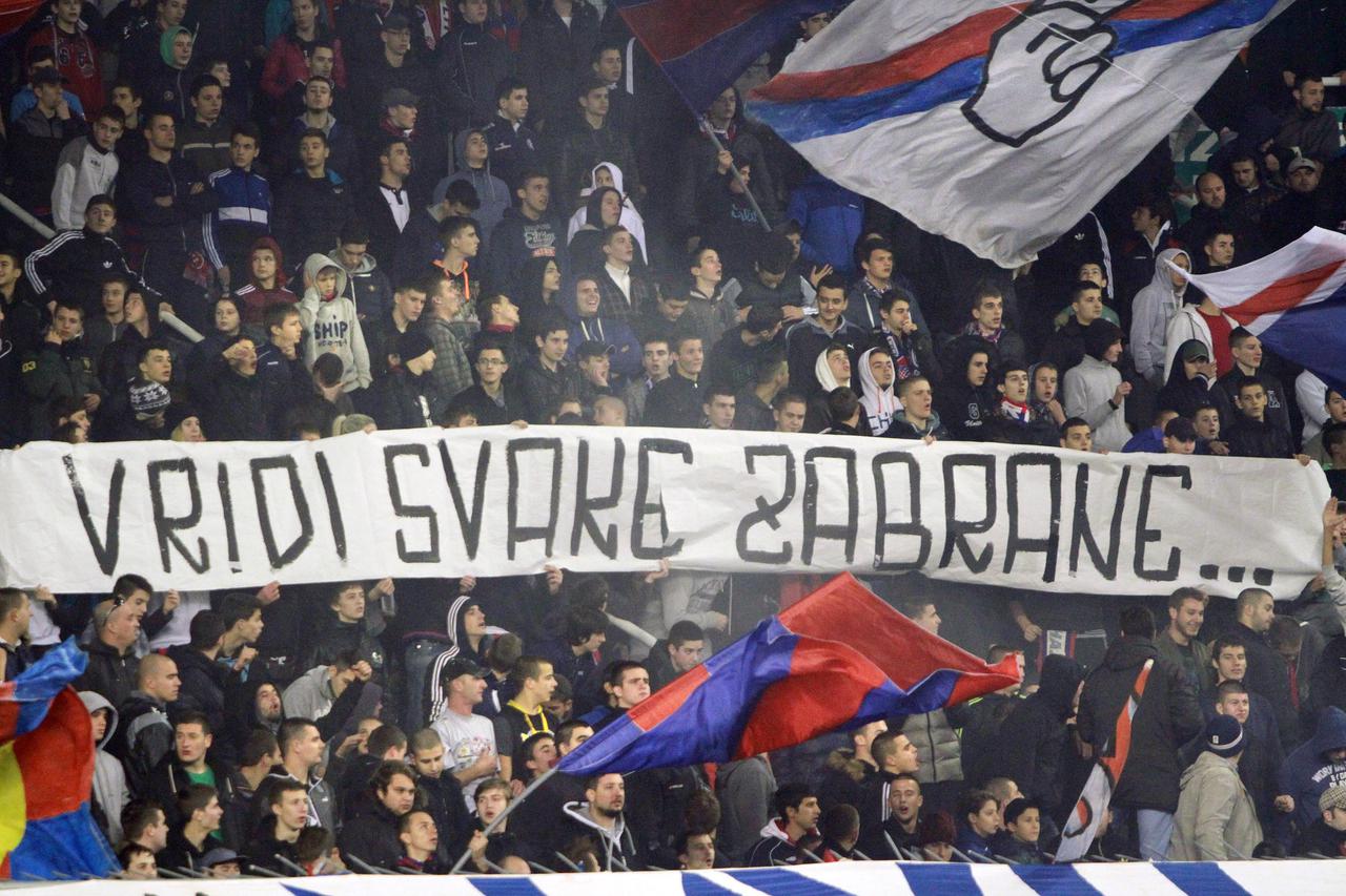 13.12.2014., stadion Poljud, Split - 19. kolo MAXtv Prve lige, HNK Hajduk - NK Istra 1961. Torcida.  Photo: Ivana Ivanovic/PIXSELL