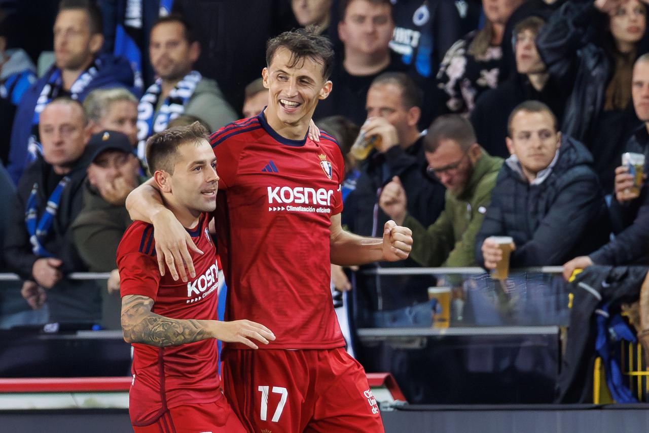 Brugge: Uzvratna utakmica Konferencijske lige, Club Brugge KV - Club Atletico Osasuna 2-2