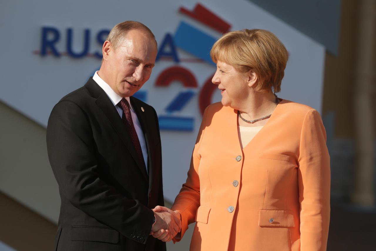 Putin i Merkel