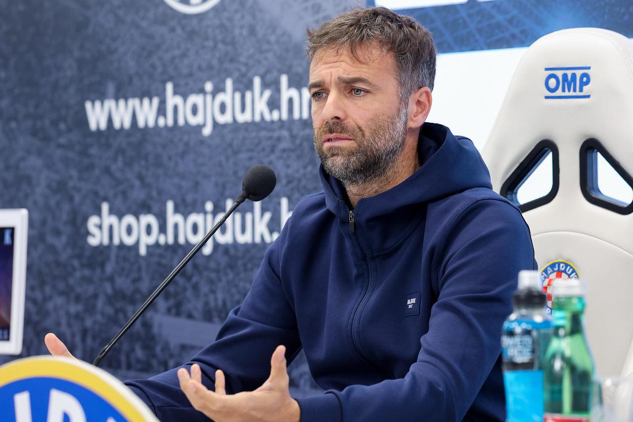 Split: Trener HNK Hajduk Gonzalo Garcia najavio utakmicu protiv Varaždina