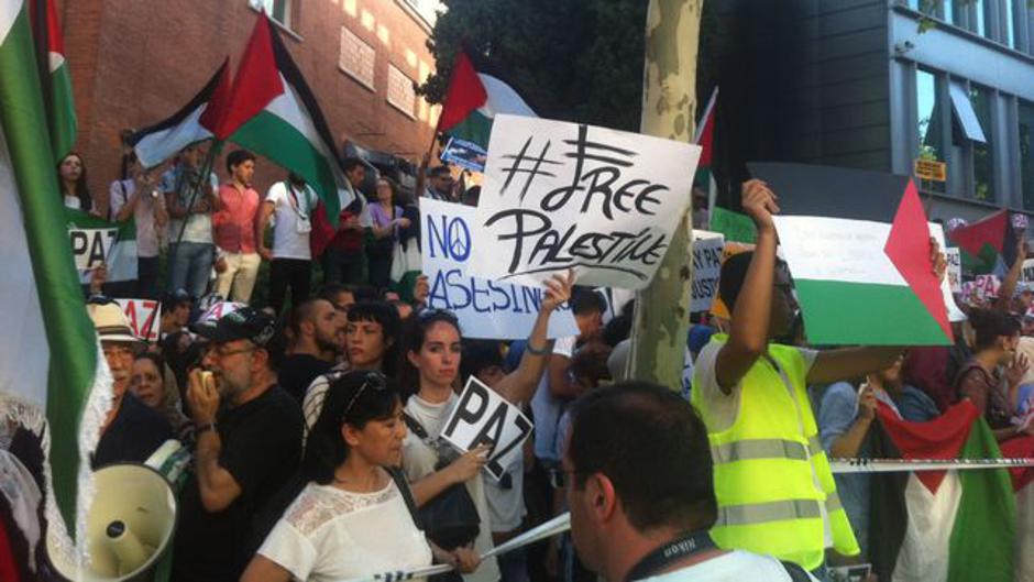 Španjolska,prosvjed,Gaza,Izrael