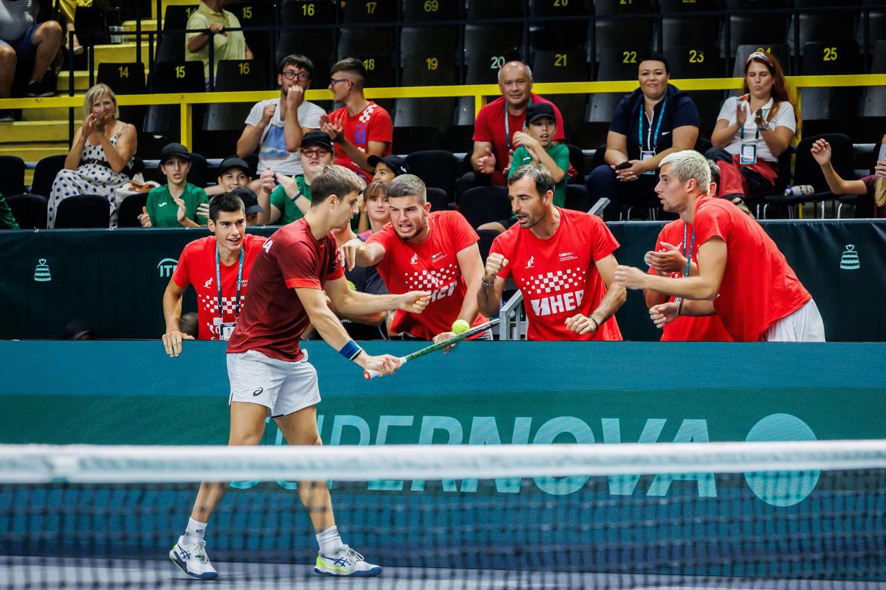 Split: Skupina D Davis Cupa, Ajduković, Pavić - Koolho, Middelkoop