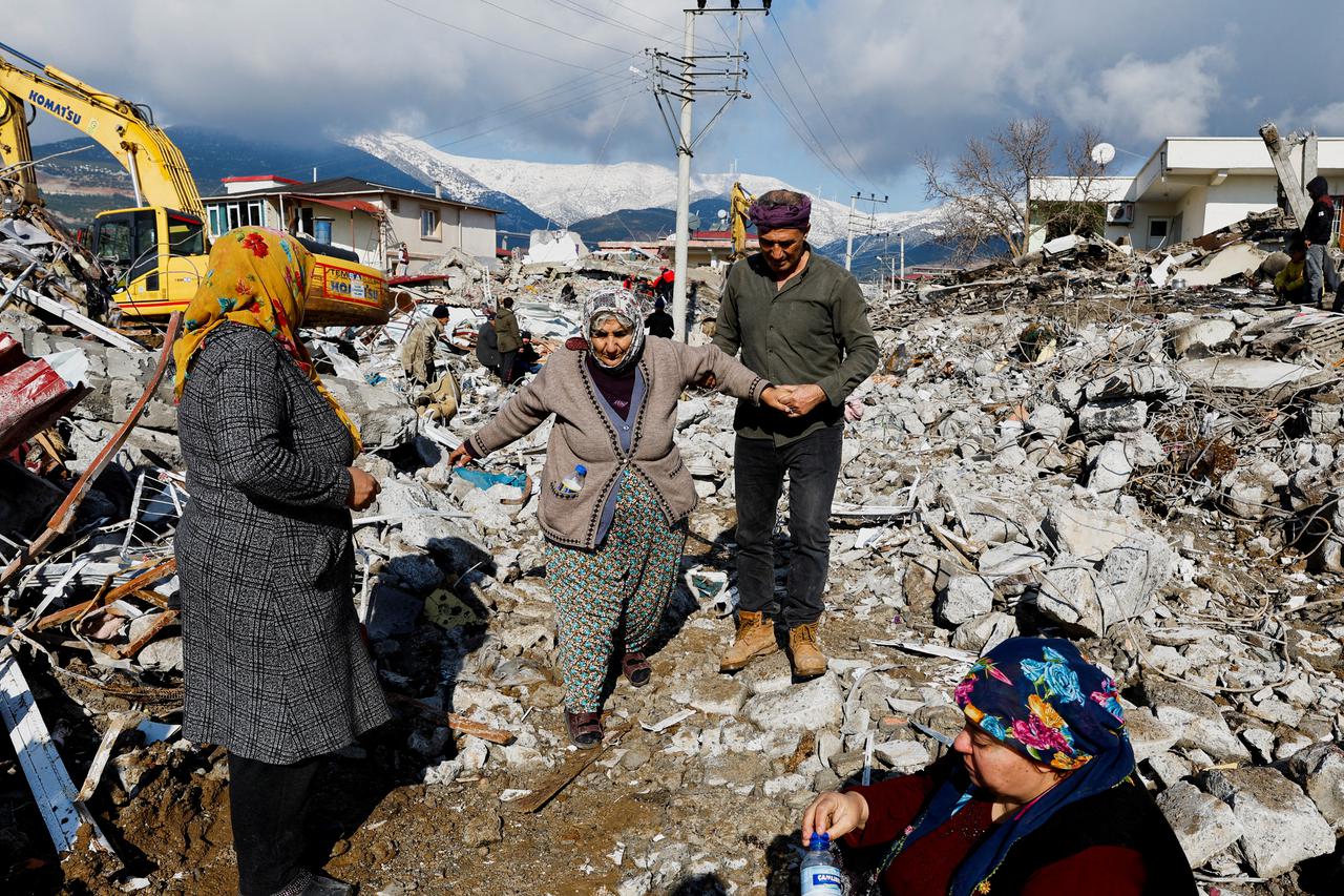 Aftermath of the deadly earthquake in Gaziantep