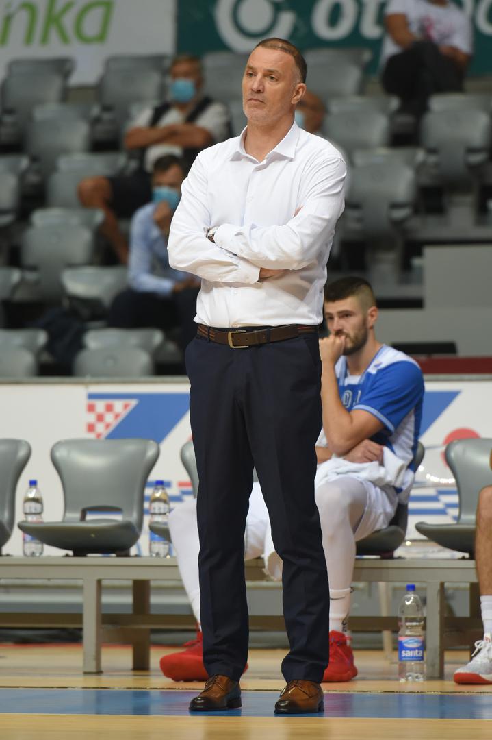25.09.2020., dvorana Kresimira Cosica, Zadar - HT Premijer liga, 02. kolo, KK Zadar - KK Cibona. Veljko Mrsic, trener KK Zadar. Photo: Dino Stanin/PIXSELL