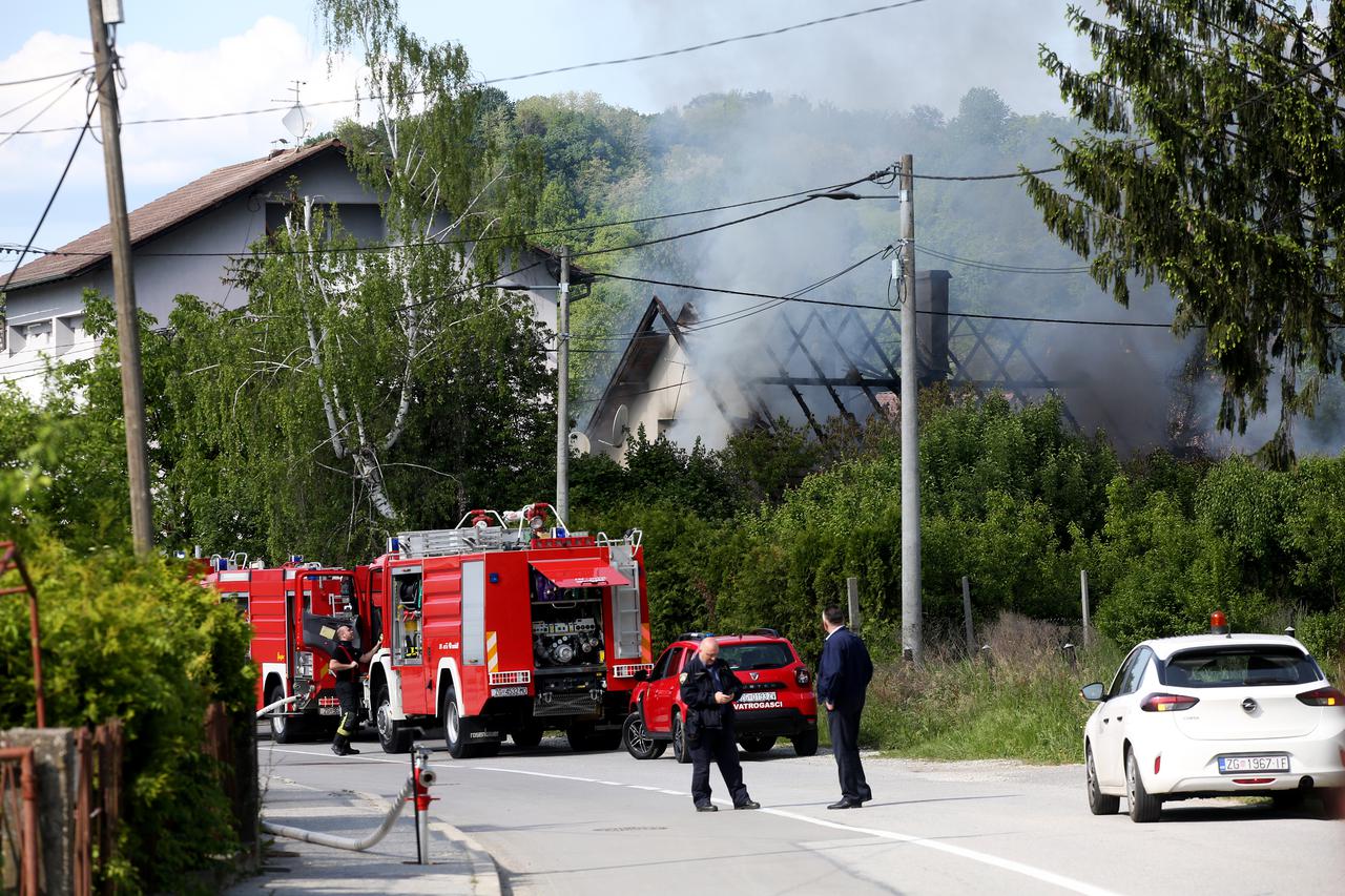 Požar kuće u Ivancu Bistranskom