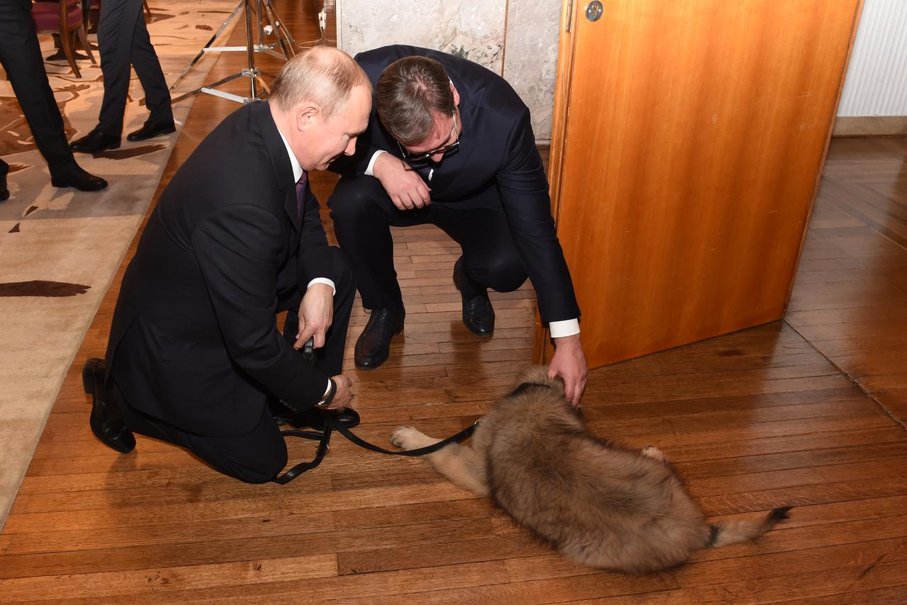 Vučić je Putinu poklonio psa