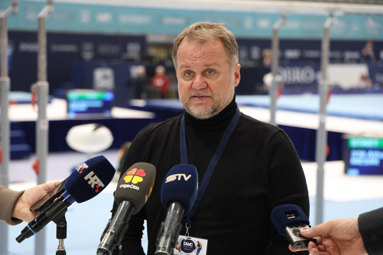 Osijek: Konferencija za medije hrvatske gimnastičke reprezentacije uoči početka 17. DOBRO World Cupa 