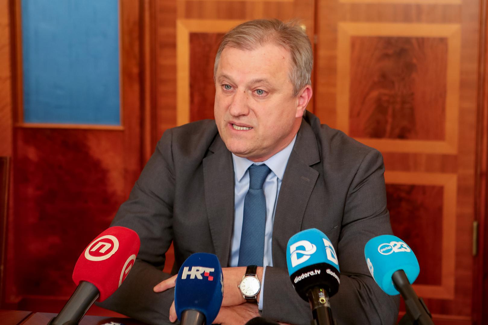 Gradonačelnik Zadra Branko Dukić ima u bruto 1 iznosu plaću od 3.862,08 eura