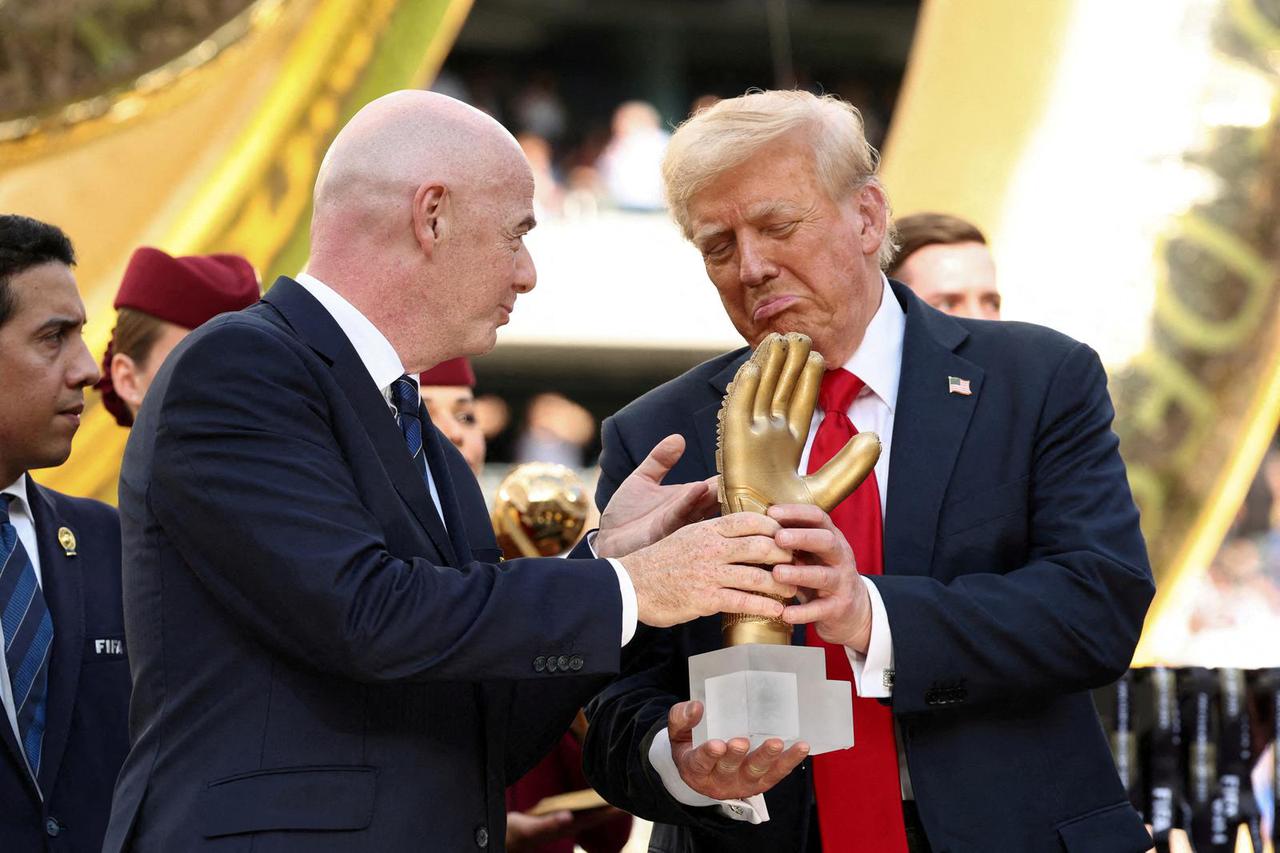 FILE PHOTO: U.S. President Trump attends FIFA Club World Cup final
