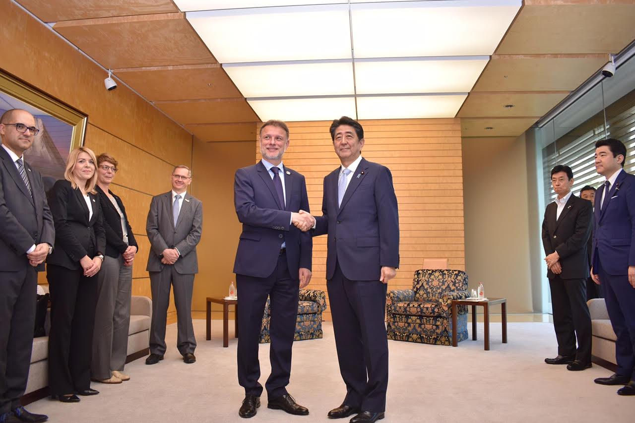 Gordan Jandroković službeni posjet Japanu započeo sastankom s premijerom Shinzom Abeom