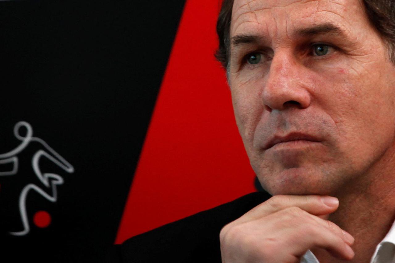 FILE PHOTO: Italian soccer legend Franco Baresi attends a news conference in Hong Kong