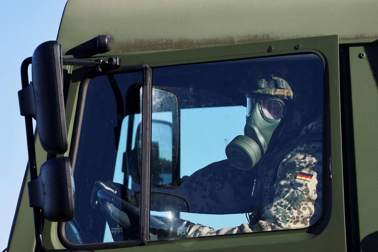 Baltic Tiger 2022 military exercise, a combined Force Protection measures between the German Air Force, Sea Battalion with Estonian Defence Forces