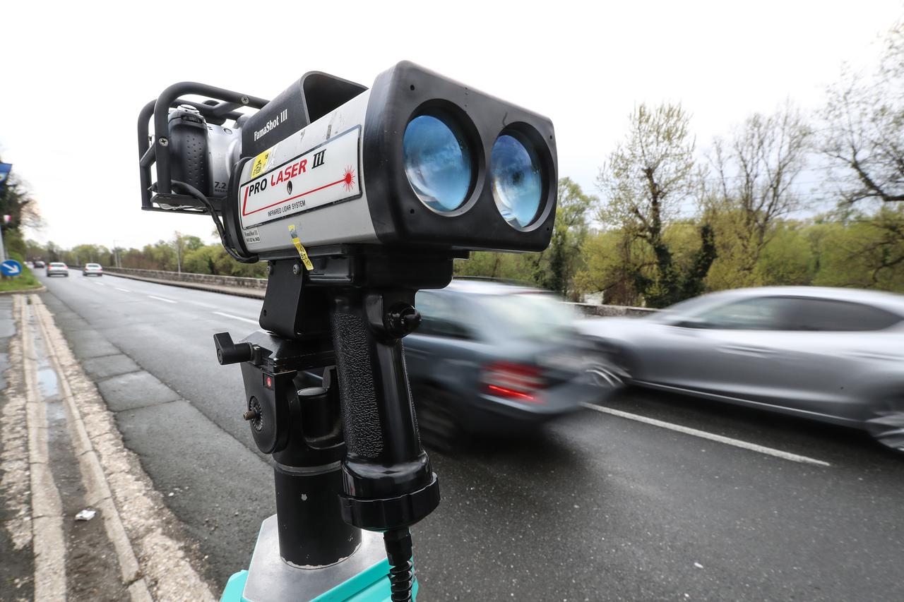 Zagreb: Policija provodi kontrolu brzine u prometu