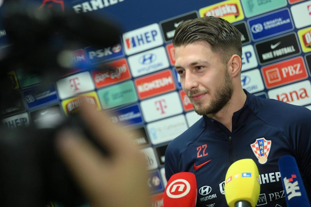 Zagreb: Luka Ivanušec i Marco Pašalić obratili se medijima uoči treninga