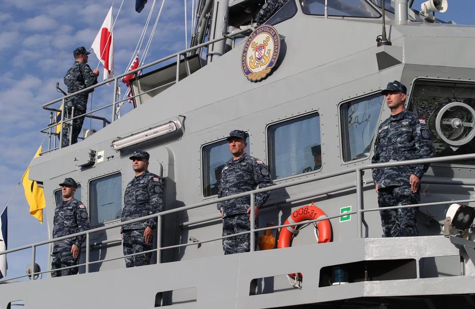 Predstavljanje novog broda Hrvatske ratne mornarice