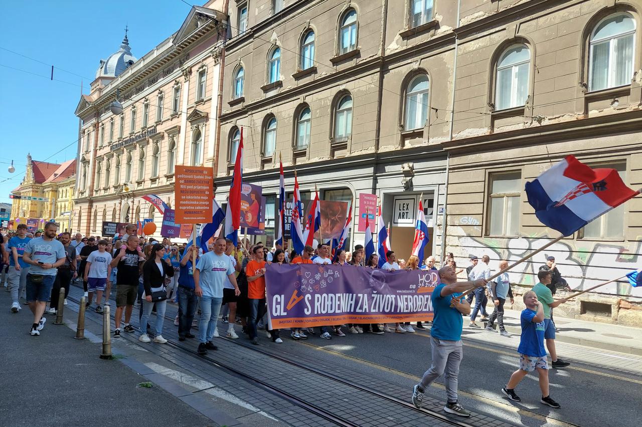 Hod za život u Zagrebu
