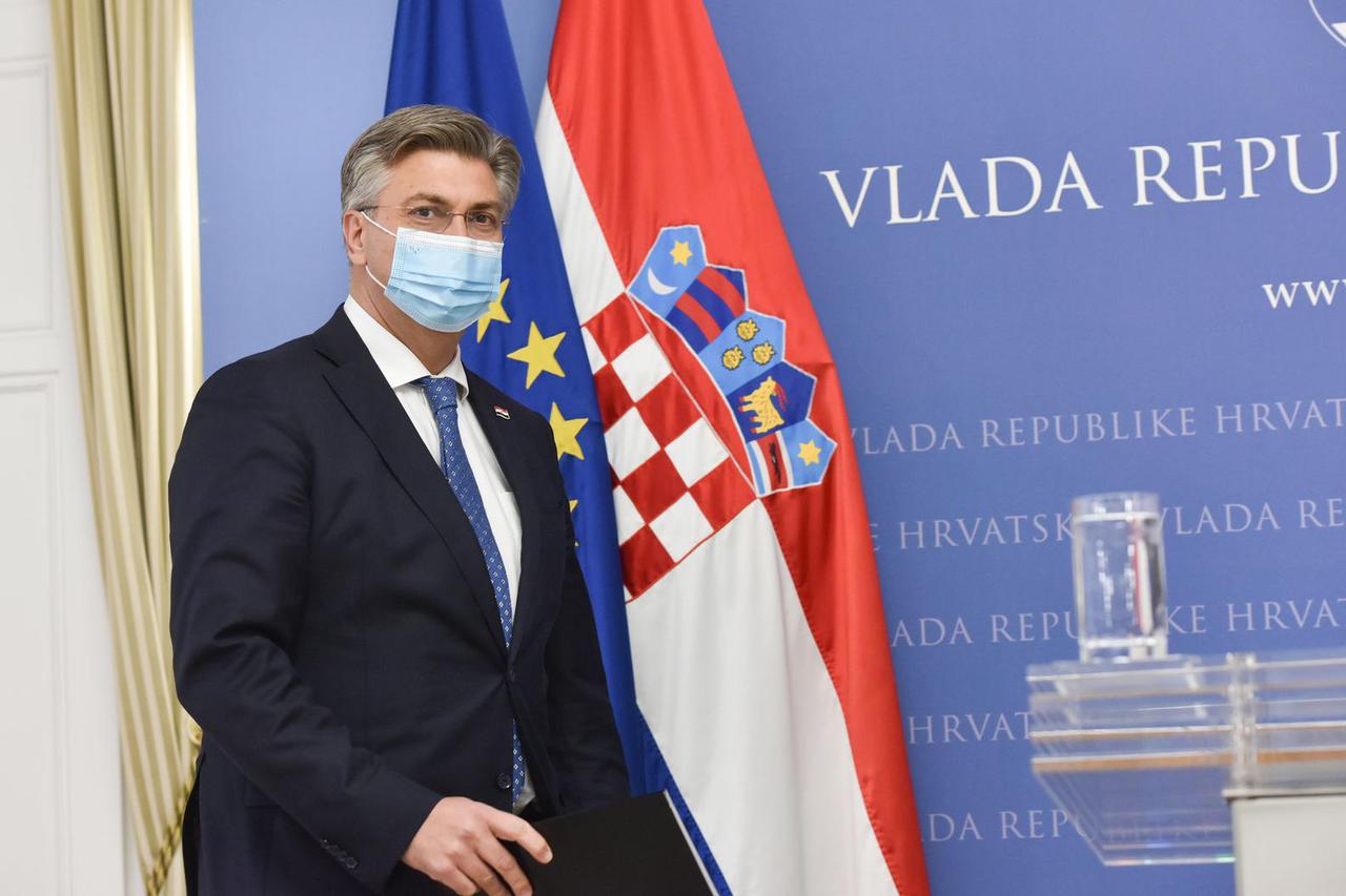 Zagreb: Predsjednik Vlade dao je izjavu za medije nakon sastanka vladajuće koalicije