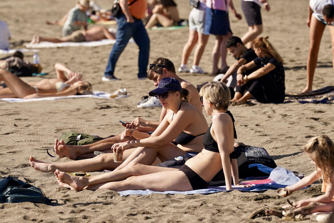 The Malagueta beach