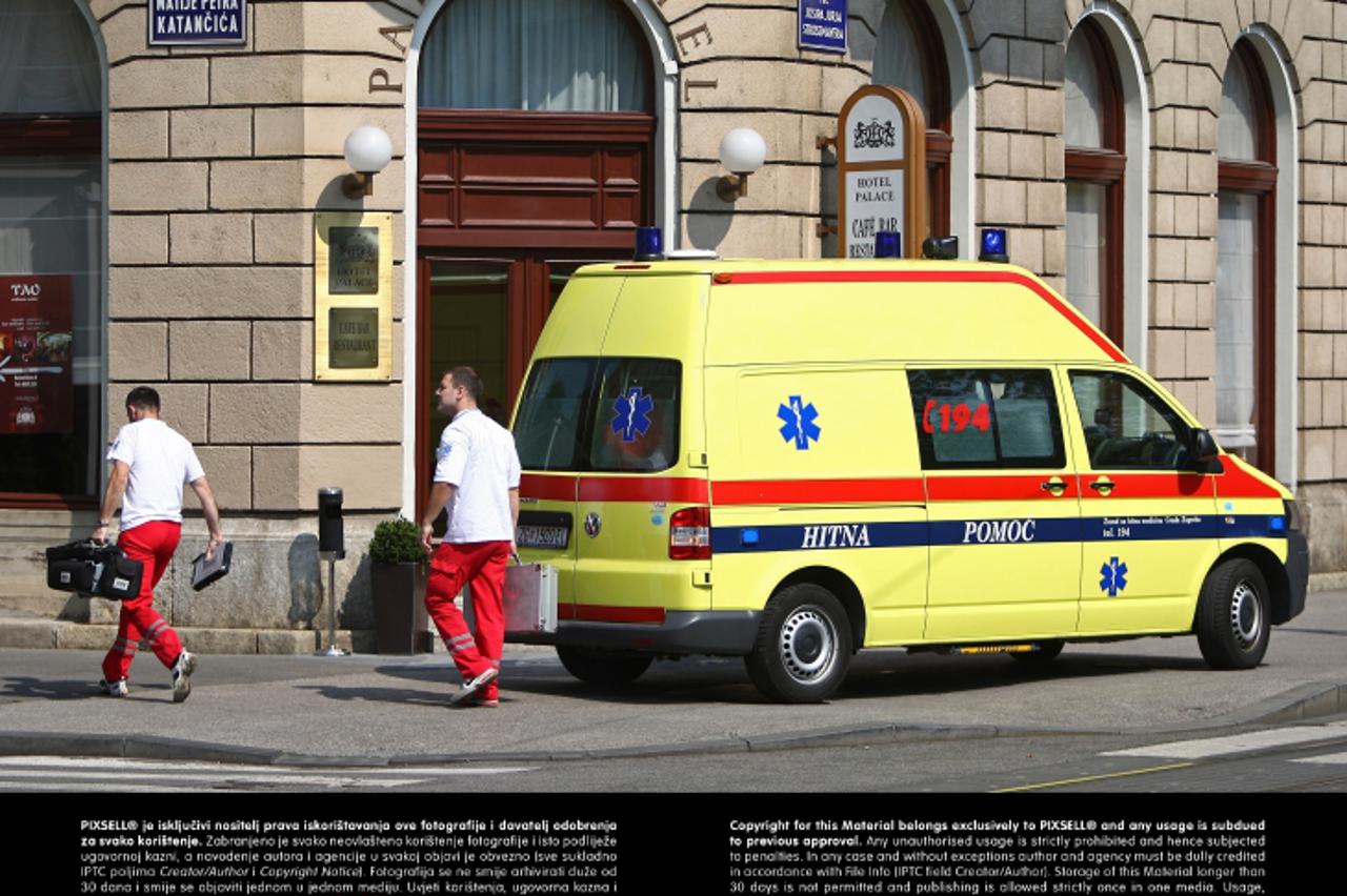 '19.06.2013., Zagreb - Uslijed toplinskog vala hitna pomoc ima pojacane intervencije. Photo: Borna Filic/PIXSELL'
