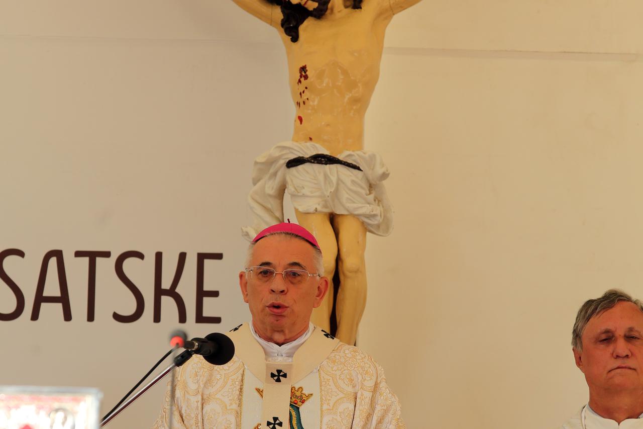 Rijeka: Nadbiskup Ivan Devčić predvodio misno slavlje u svetištu Majke Božje Trsatske