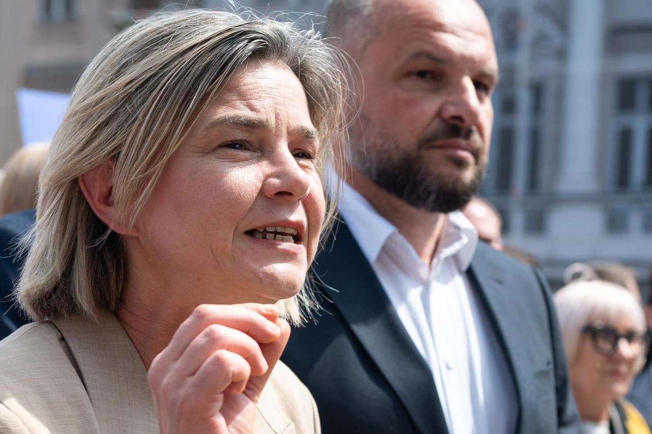 Zagreb: Najava zajedničke kampanje SDP-a i Možemo! "Plenkovićeva inflacija"
