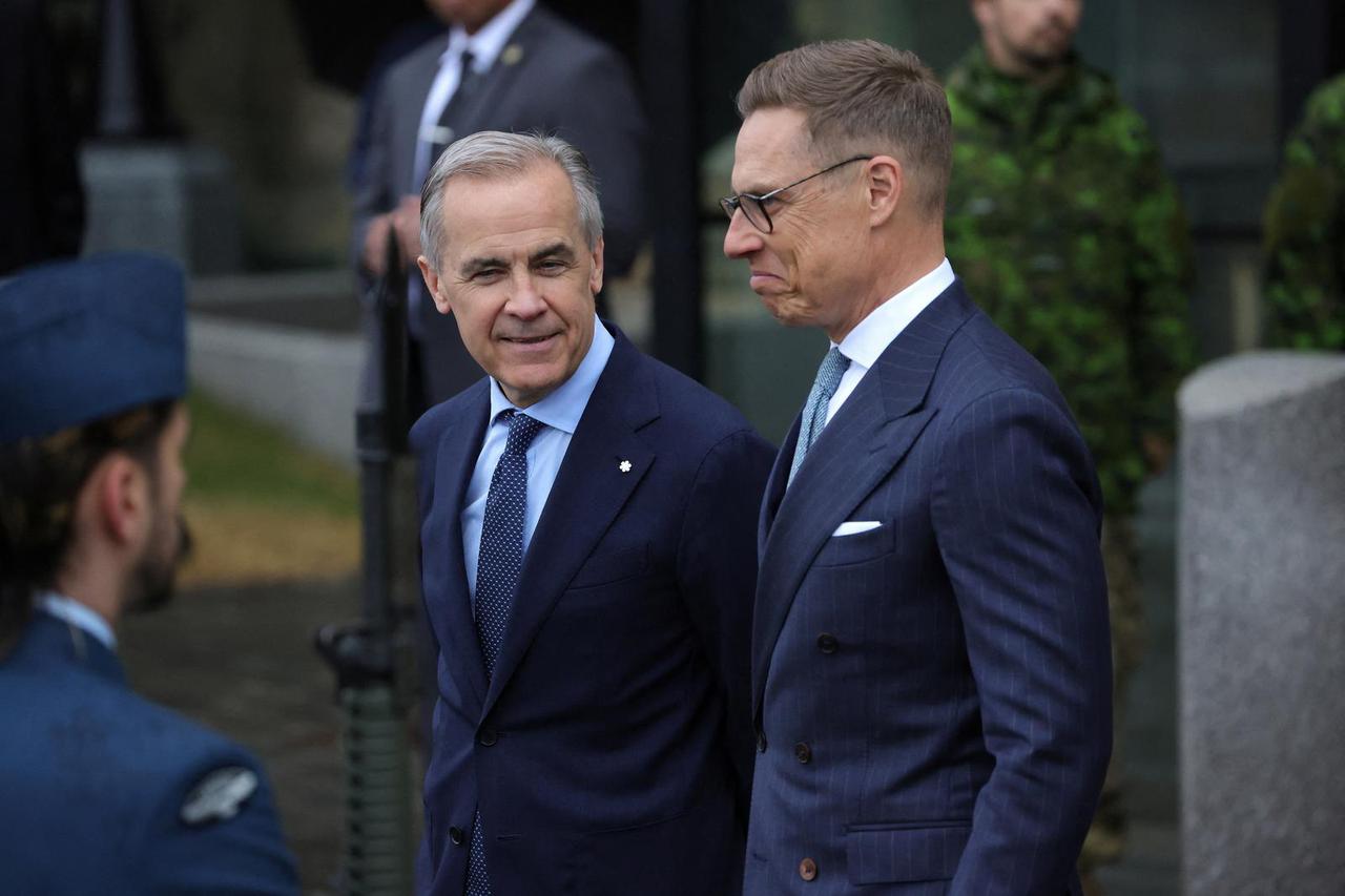 Canada’s Prime Minister Mark Carney meets with Finland’s President Alexander Stubb in Ottawa