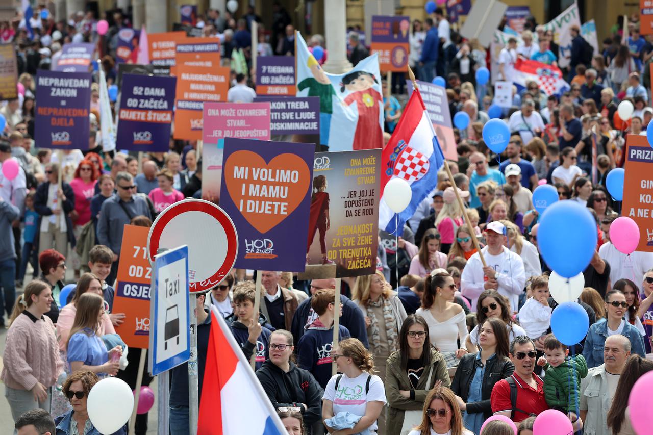 U Zagrebu održan Hod za život