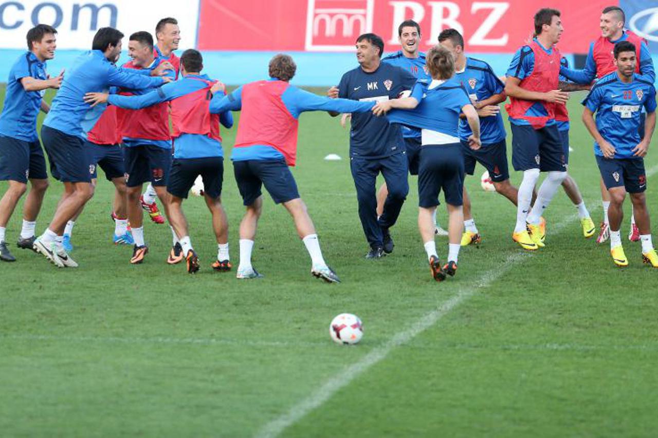 Hrvatska nogometna reprezentacija, trening (1)