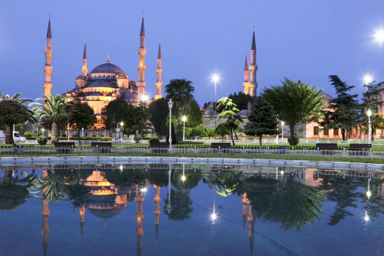 'Blue Mosque in Istanbul, Turkey'