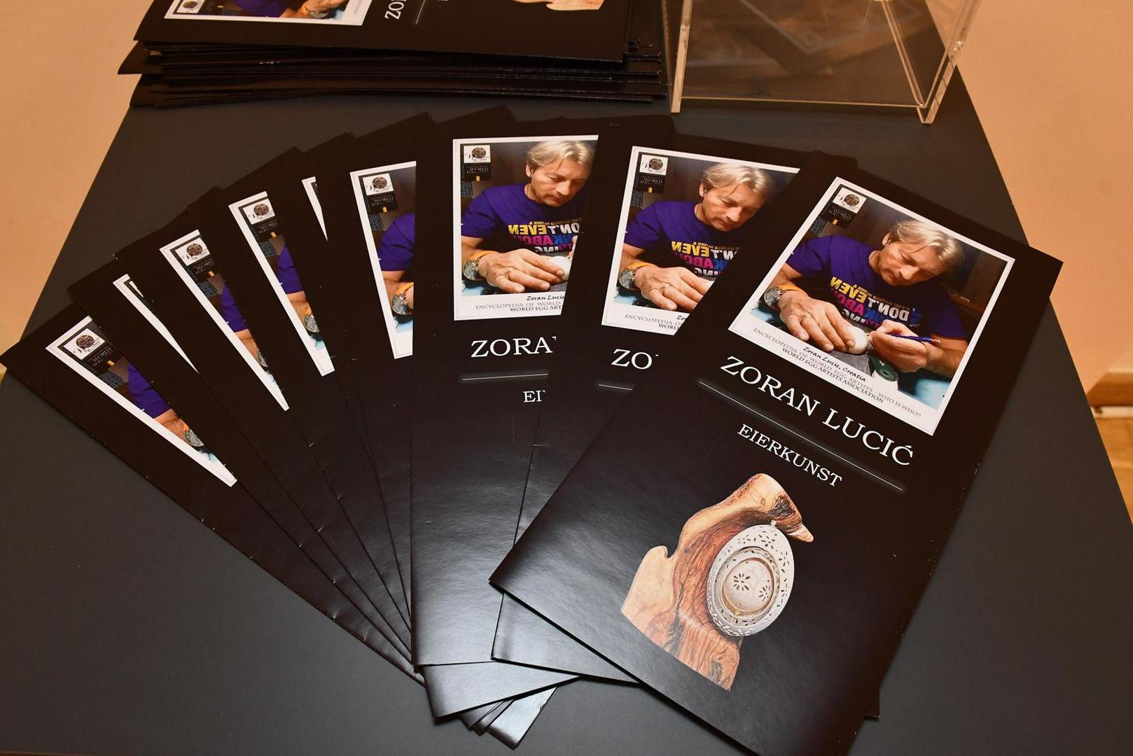 03.04.2025., Pozega: U Muzeju grada Požege otvorenje izlozbe jedinstvenih umjetnickih dijela pod nazivom "Umjetnine od ljuski jaja" autora Zorana Lucica. Izlozba je humanitarnog karaktera. Photo: Ivica Galovic/PIXSELL